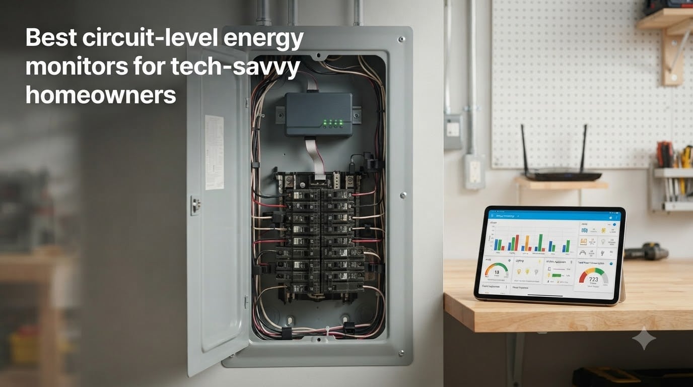 Best circuit-level energy monitors for tech-savvy homeowners