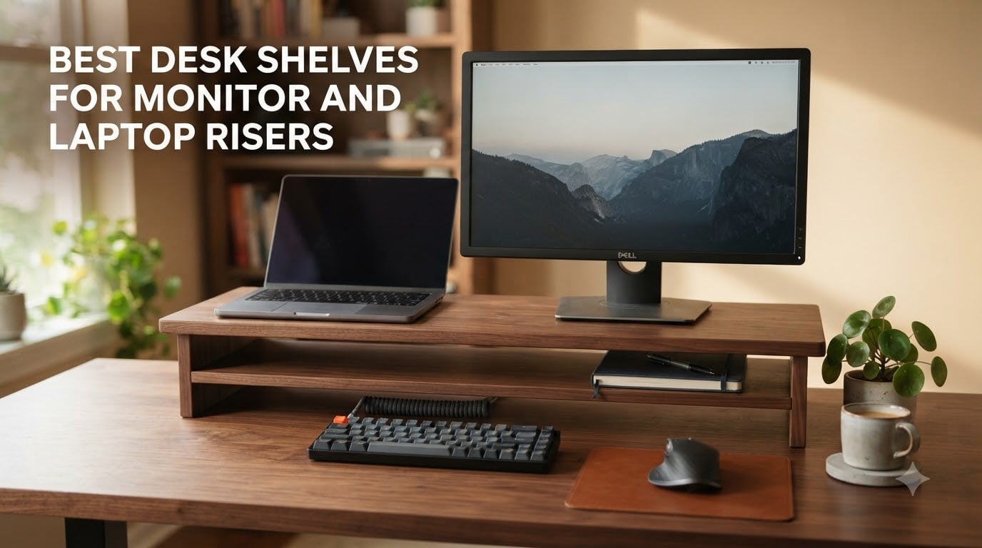 Best Desk Shelves for Monitor and Laptop Risers
