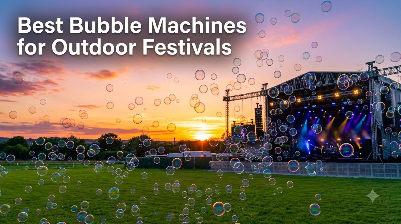 Best Bubble Machines for Outdoor Festivals
