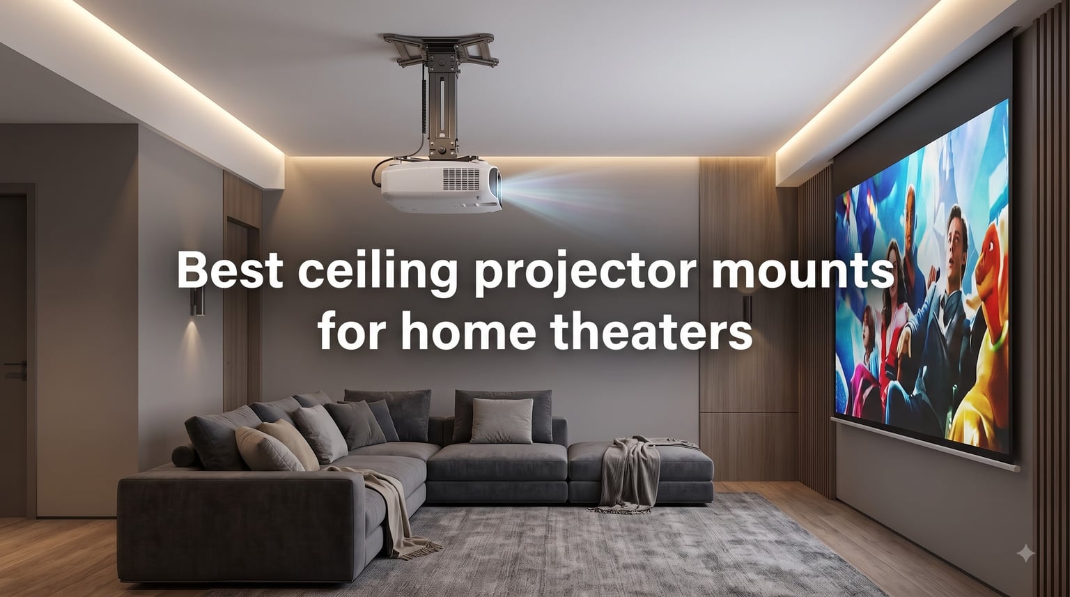 Best ceiling projector mounts for home theaters