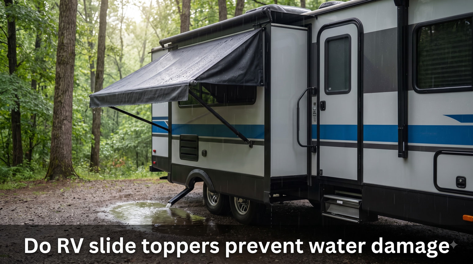 Do RV slide toppers prevent water damage