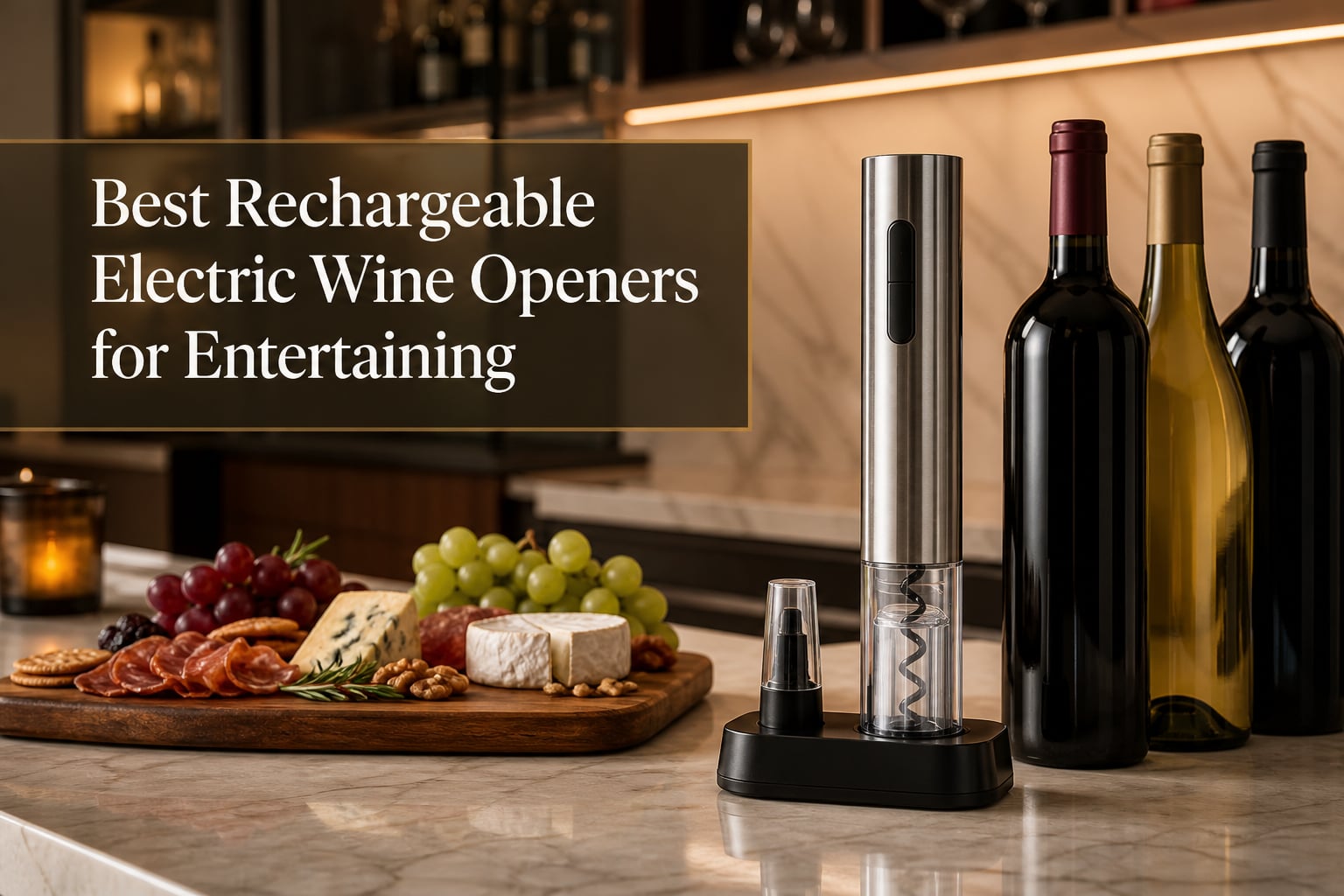 Best Rechargeable Electric Wine Openers for Entertaining