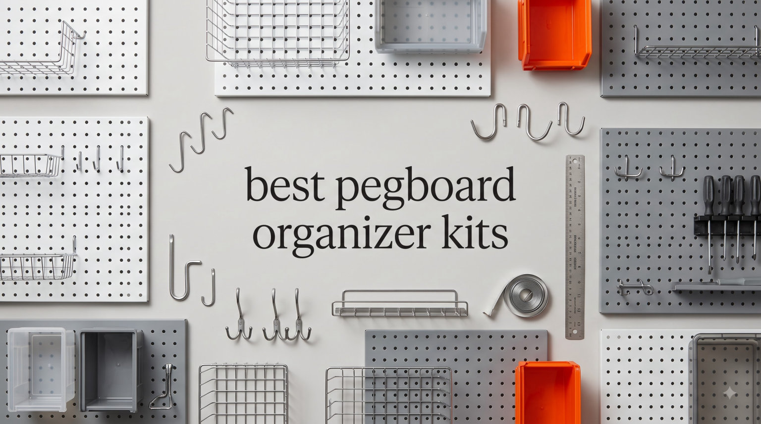 best pegboard organizer kits