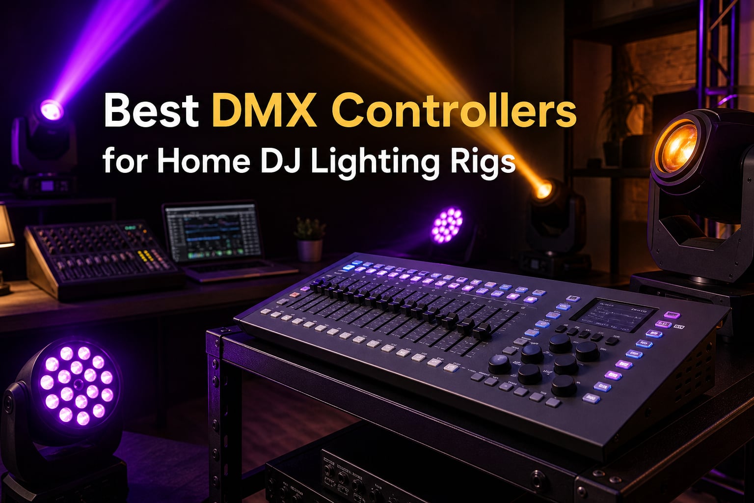 Best DMX Controllers for Home DJ Lighting Rigs