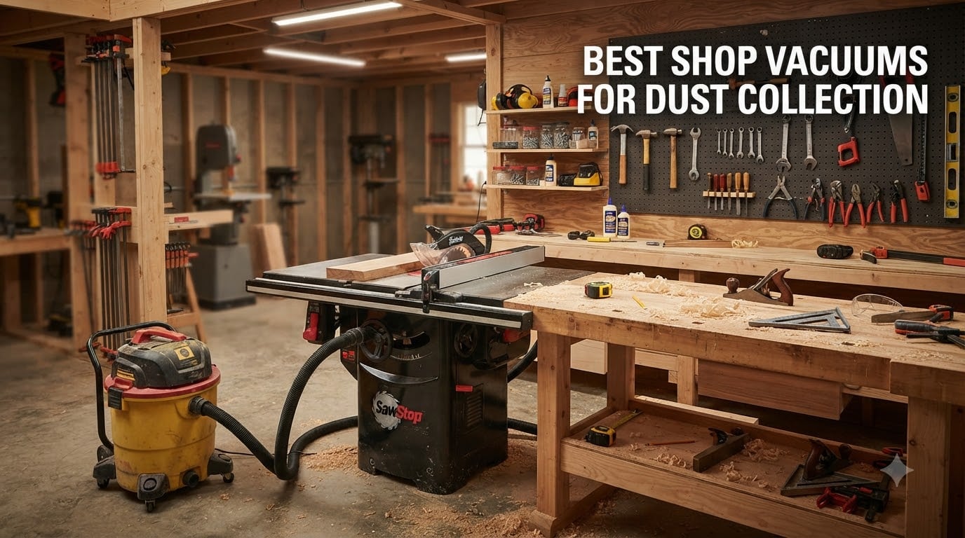 best shop vacuums for dust collection