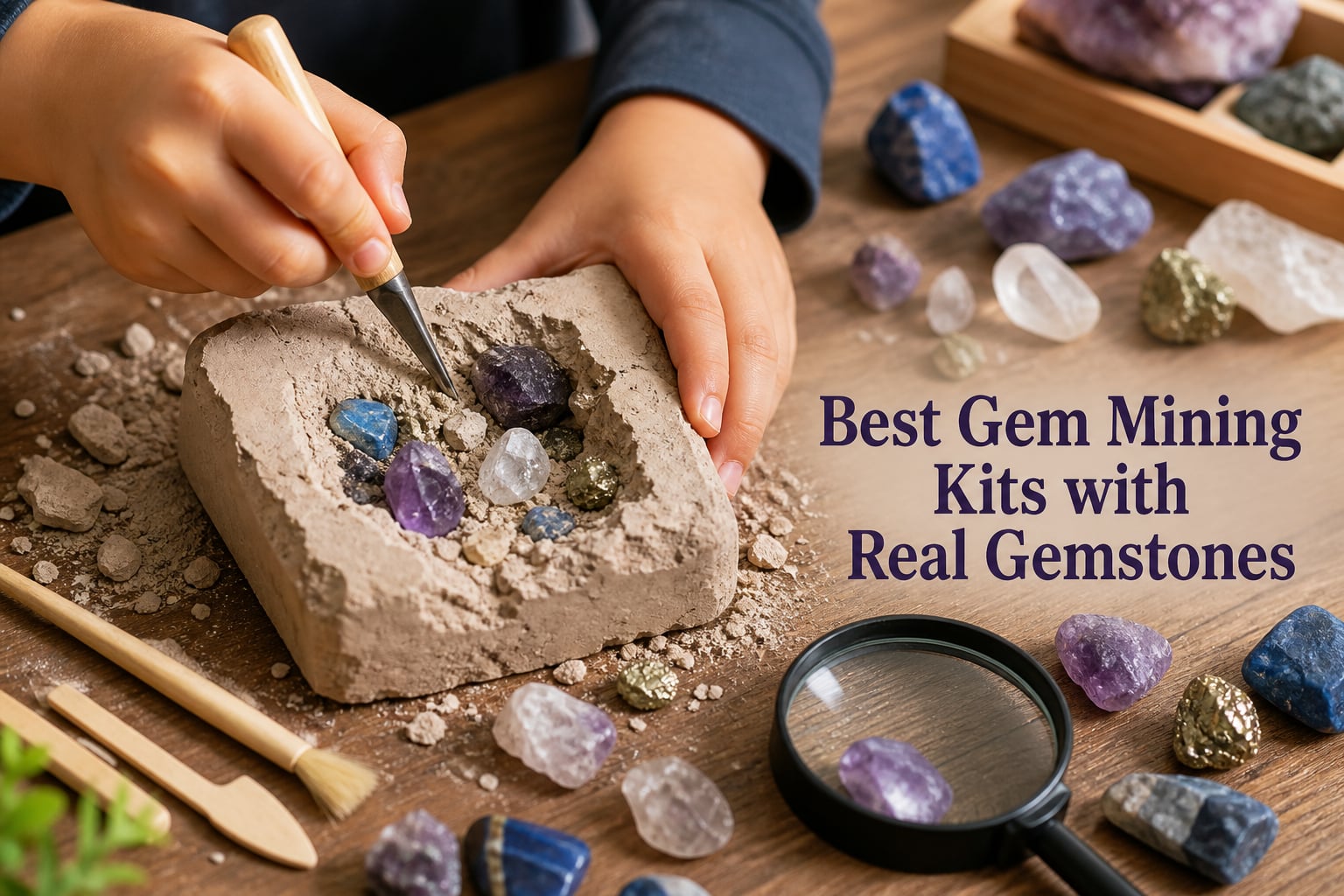 Best Gem Mining Kits with Real Gemstones