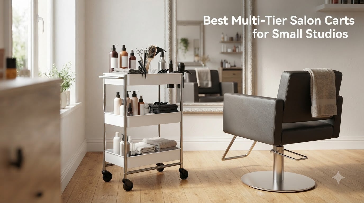 Best Multi-Tier Salon Carts for Small Studios