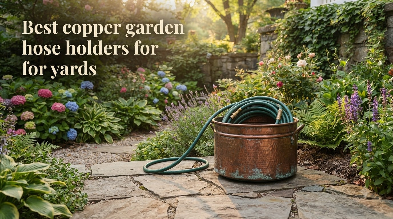 Best copper garden hose holders for yards