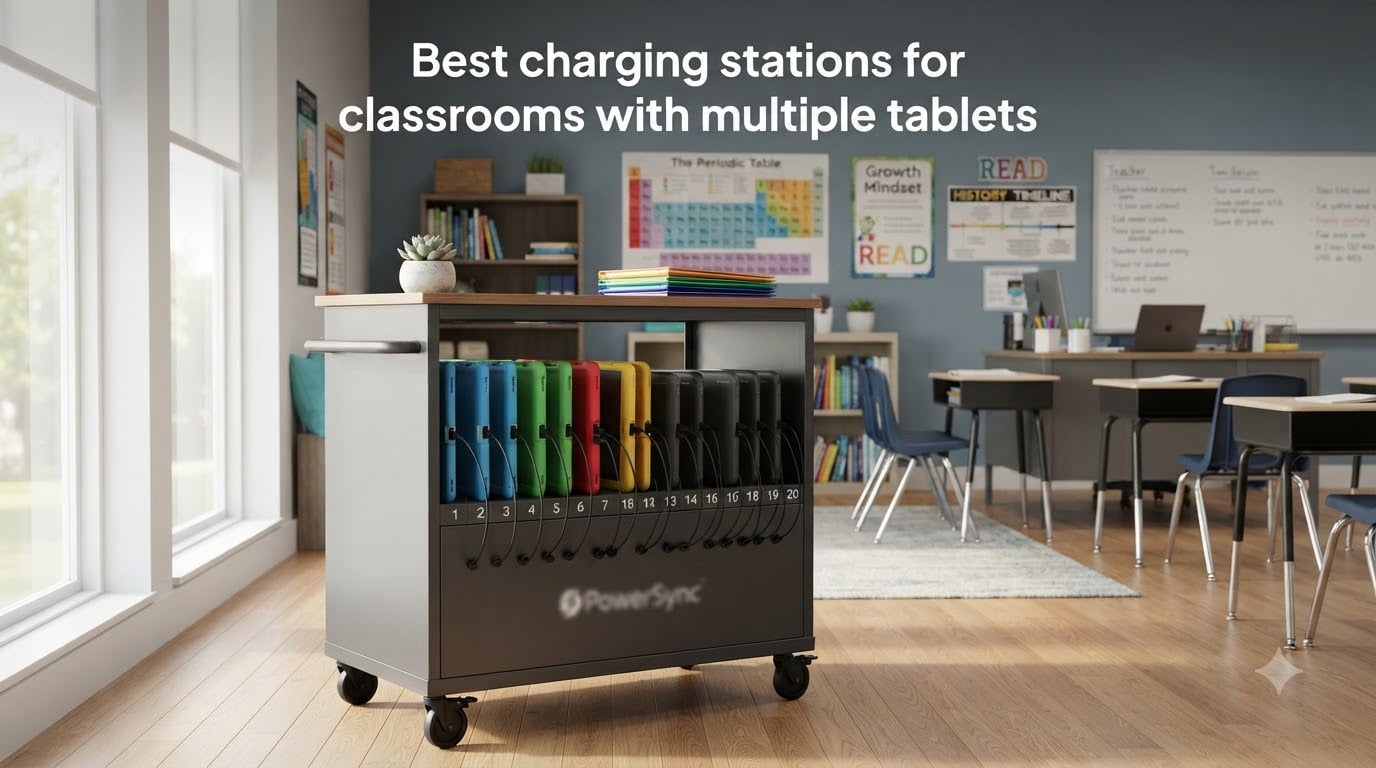 Best charging stations for classrooms with multiple tablets
