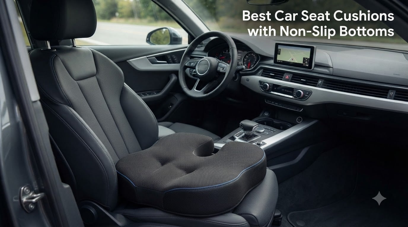 Best Car Seat Cushions with Non-Slip Bottoms