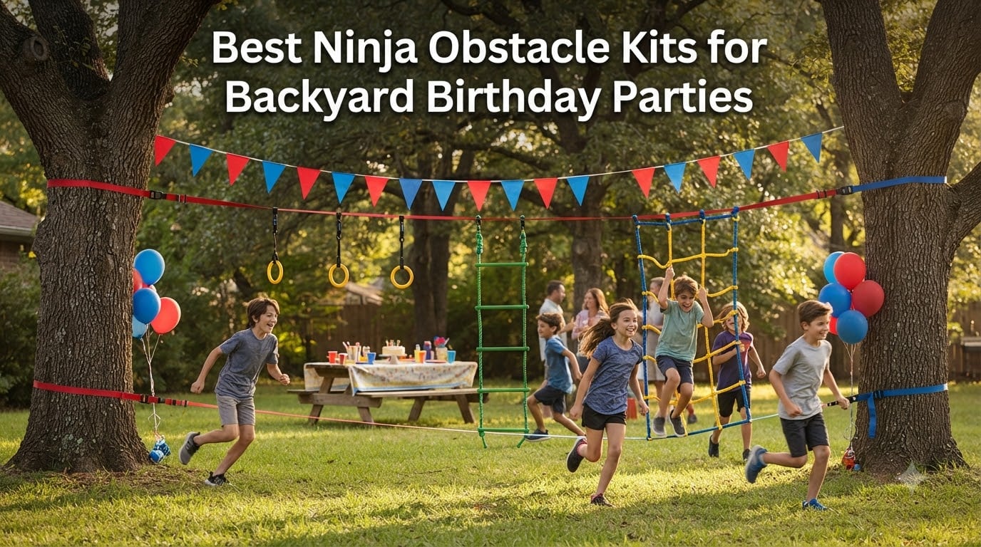 Best Ninja Obstacle Kits for Backyard Birthday Parties