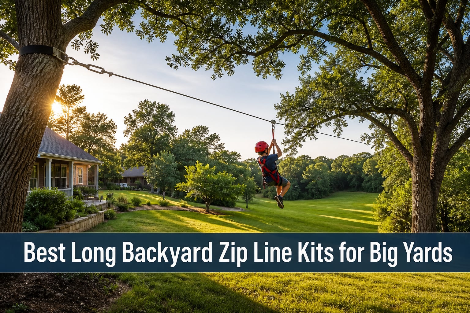 Best Long Backyard Zip Line Kits for Big Yards