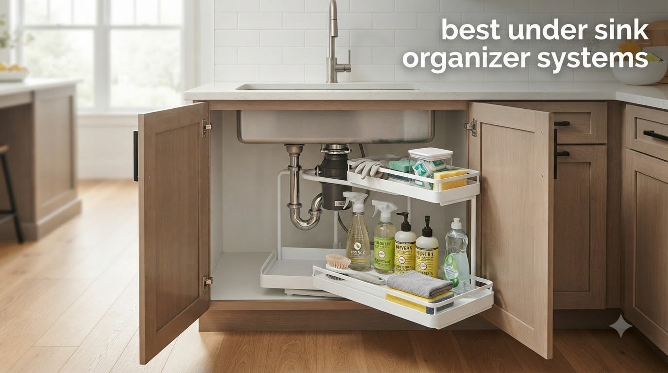 best under sink organizer systems