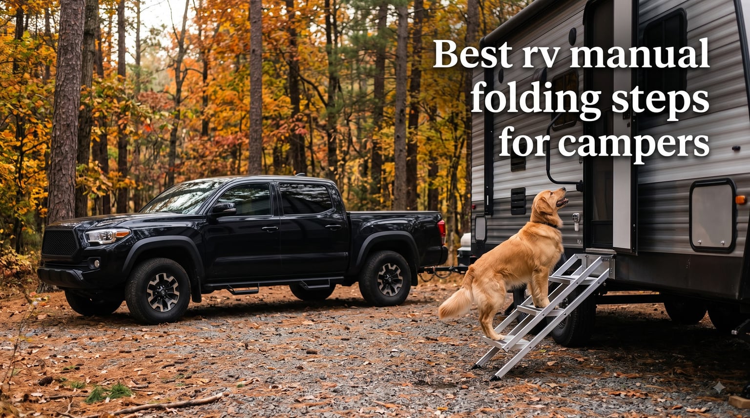 Best RV manual folding steps for campers