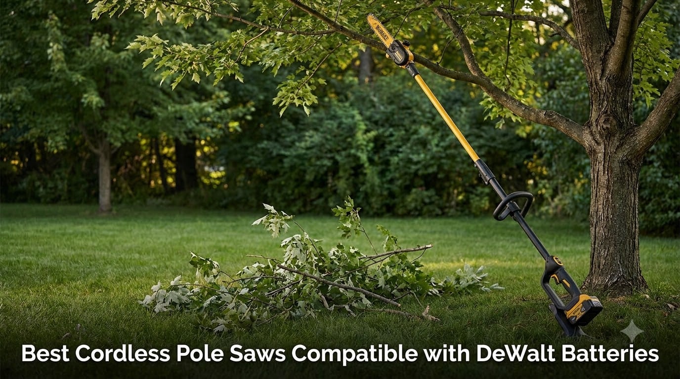 Best Cordless Pole Saws Compatible with DeWalt Batteries