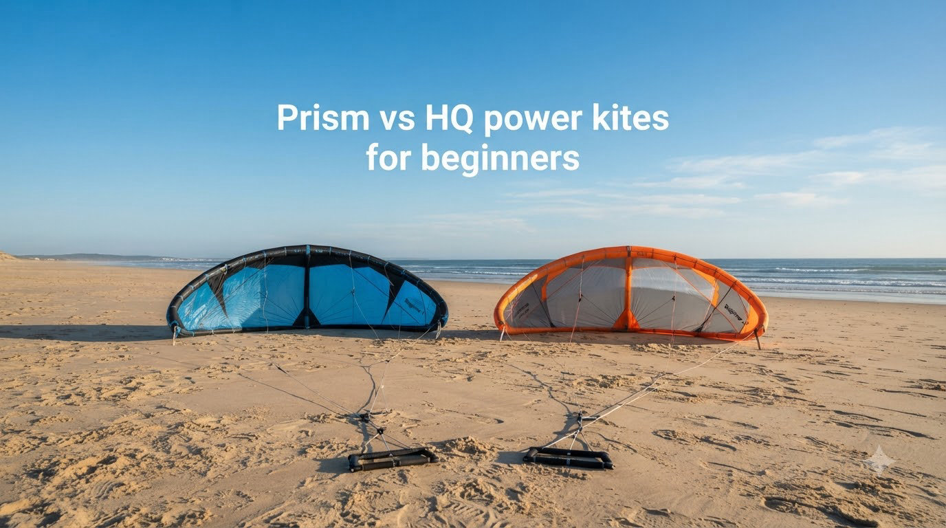 Prism vs HQ power kites for beginners
