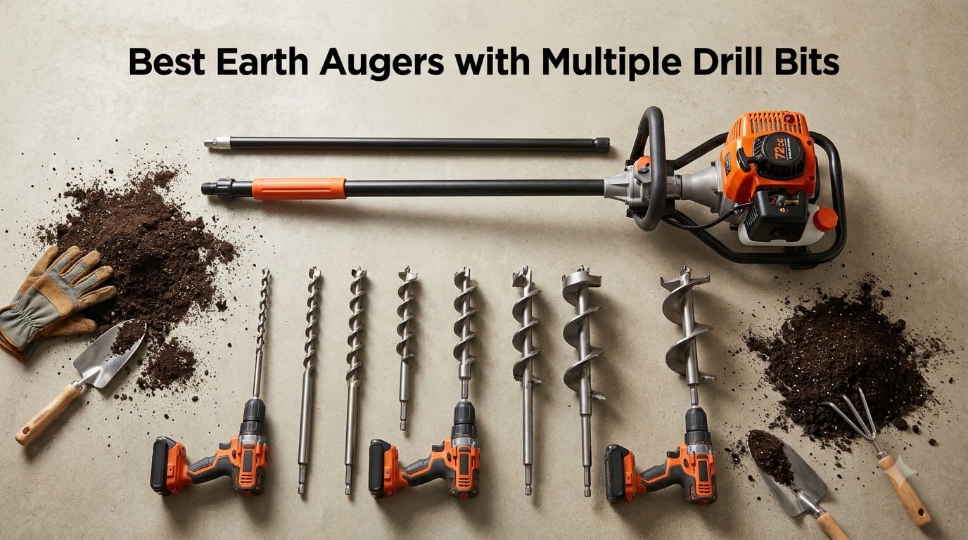 Best Earth Augers with Multiple Drill Bits