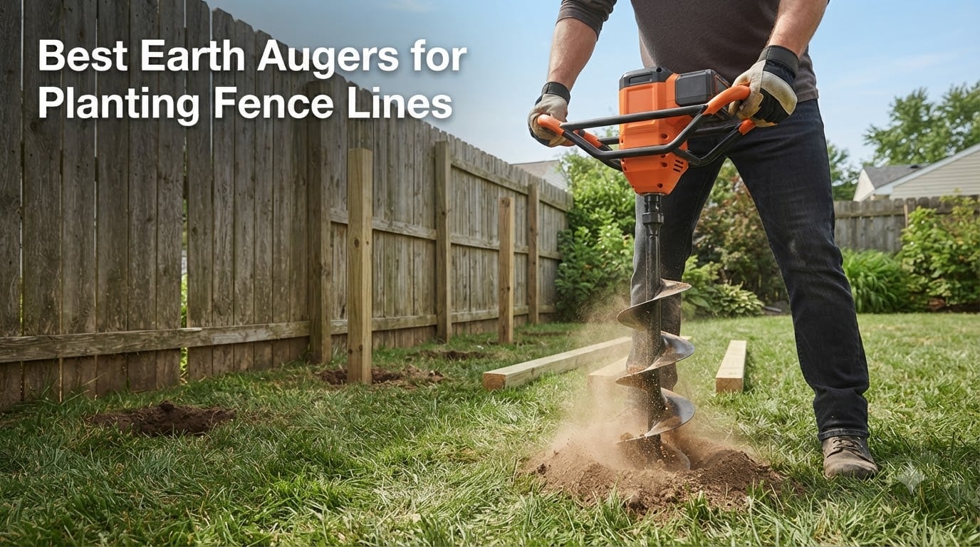 Best Earth Augers for Planting Fence Lines