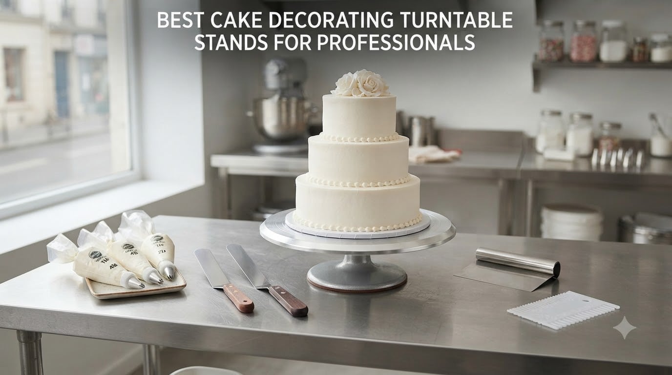 Best cake decorating turntable stands for professionals