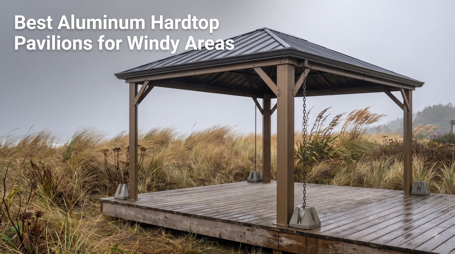 Best Aluminum Hardtop Pavilions for Windy Areas