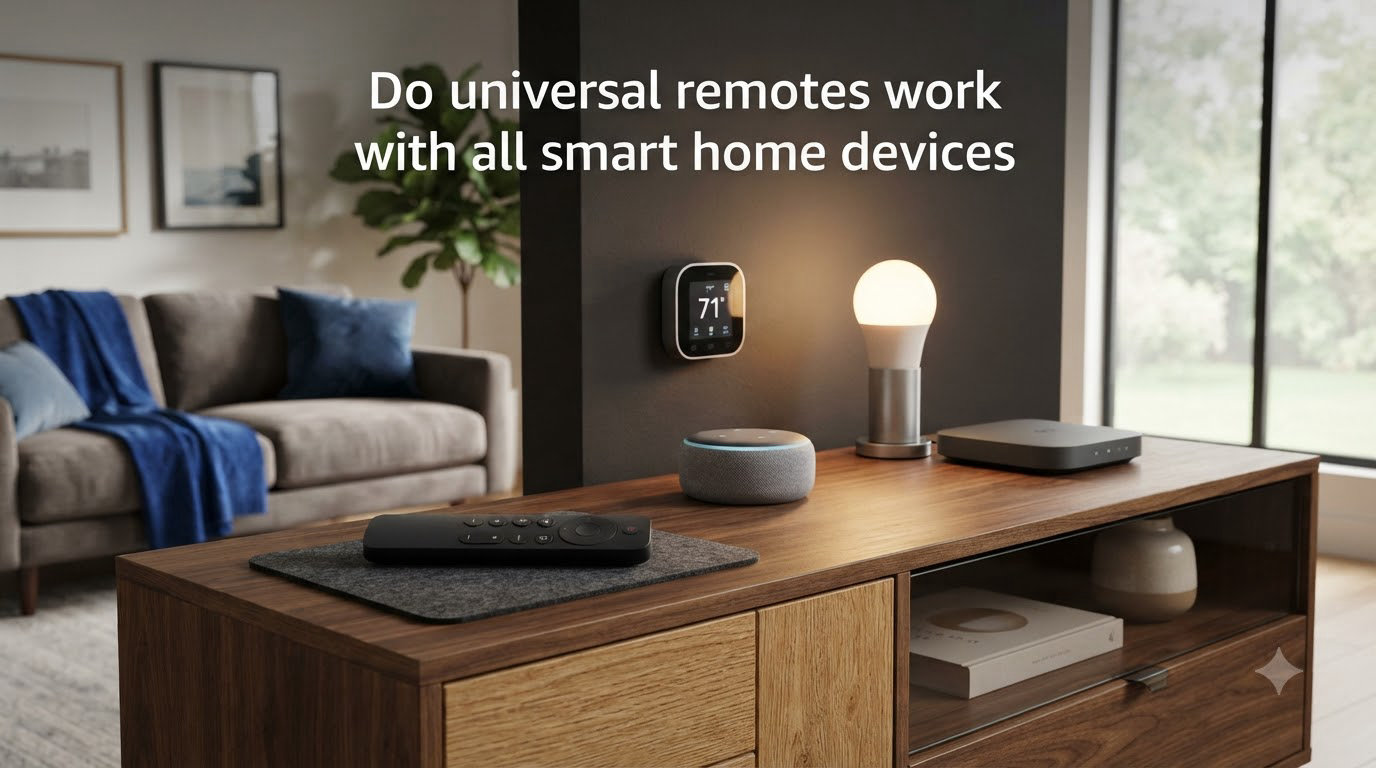 Do universal remotes work with all smart home devices