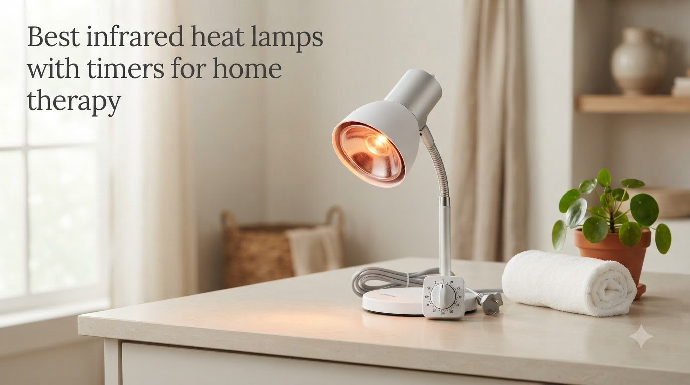Best infrared heat lamps with timers for home therapy