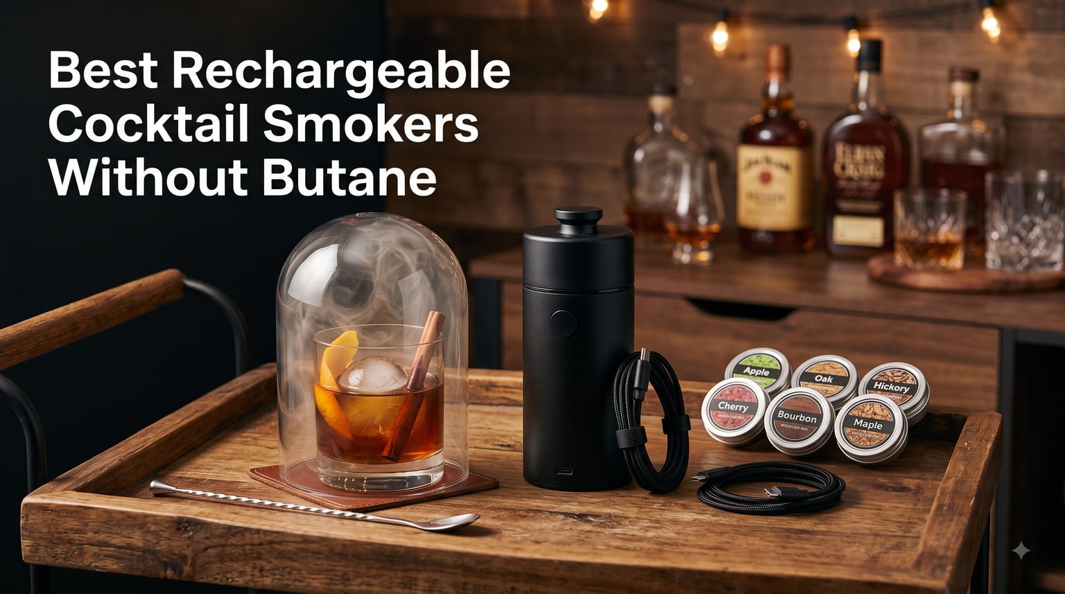 Best Rechargeable Cocktail Smokers Without Butane
