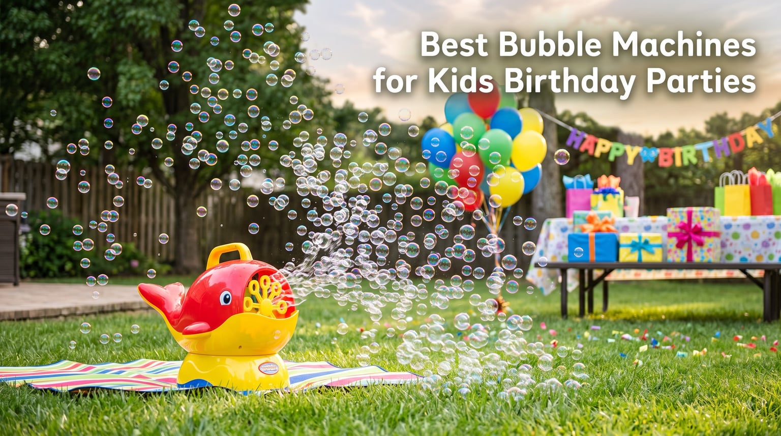 Best Bubble Machines for Kids Birthday Parties