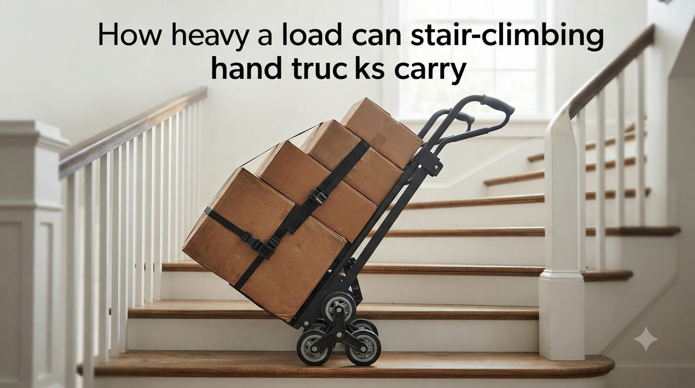 How heavy a load can stair-climbing hand trucks carry