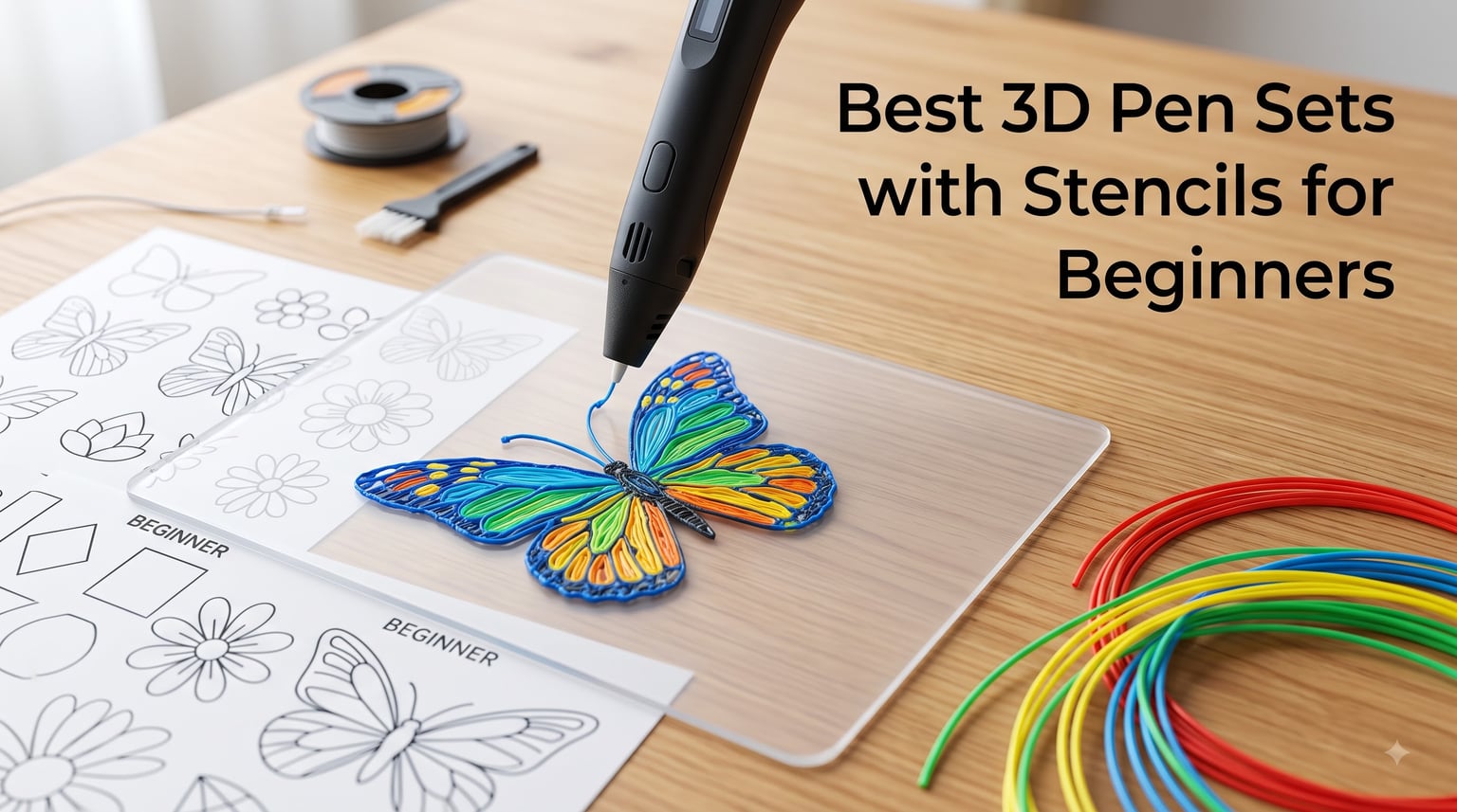 Best 3D Pen Sets with Stencils for Beginners