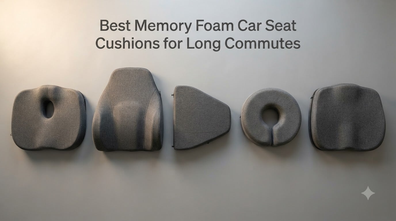 Best Memory Foam Car Seat Cushions for Long Commutes