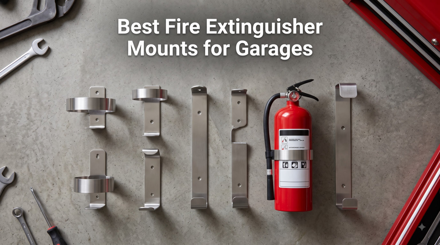 Best Fire Extinguisher Mounts for Garages