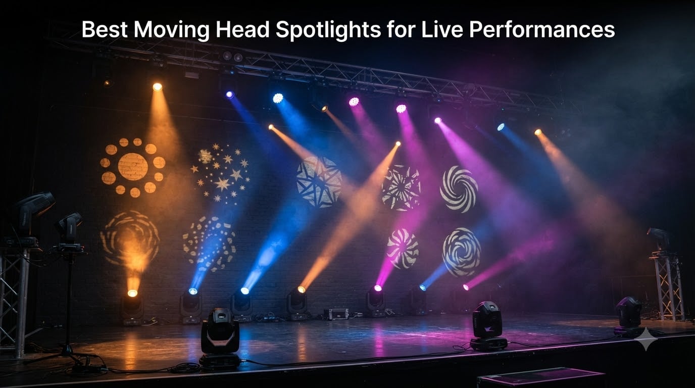 Best Moving Head Spotlights for Live Performances