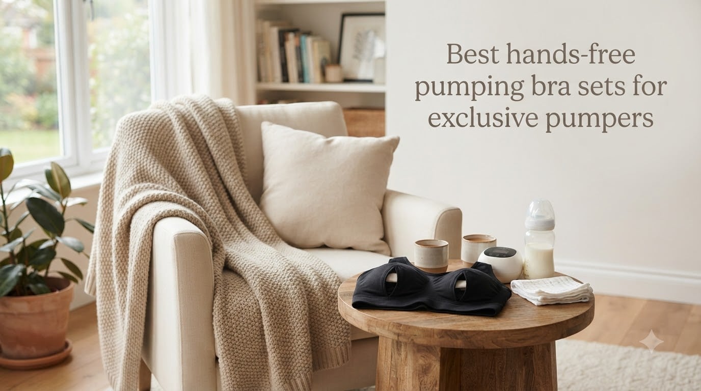Best hands-free pumping bra sets for exclusive pumpers