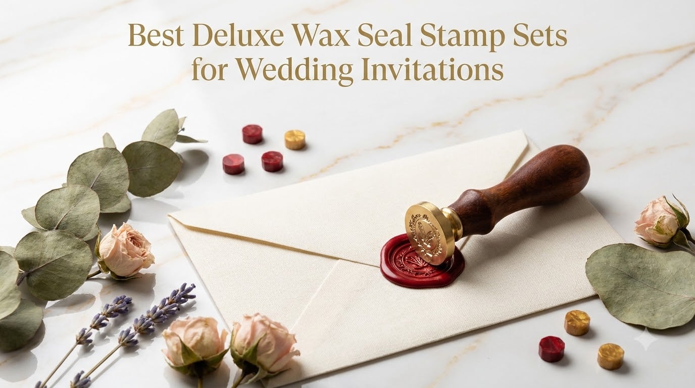 Best Deluxe Wax Seal Stamp Sets for Wedding Invitations