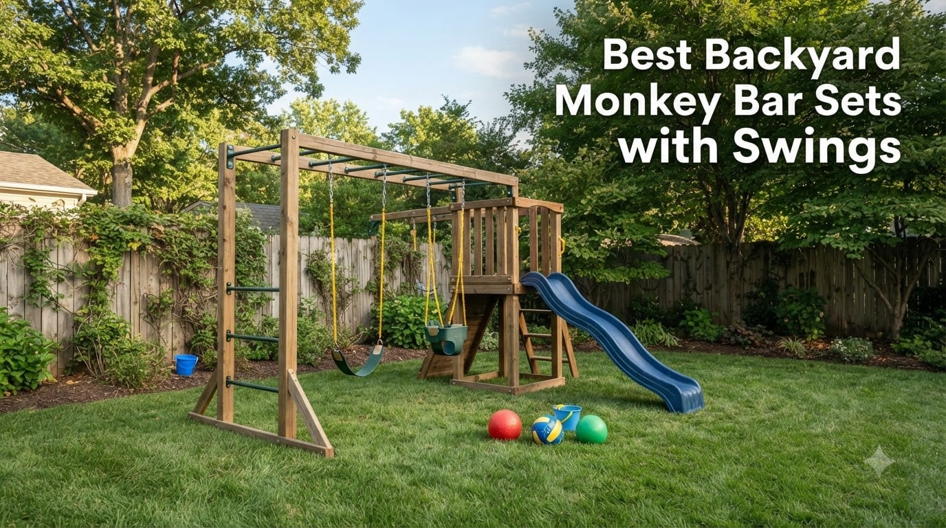 Best Backyard Monkey Bar Sets with Swings
