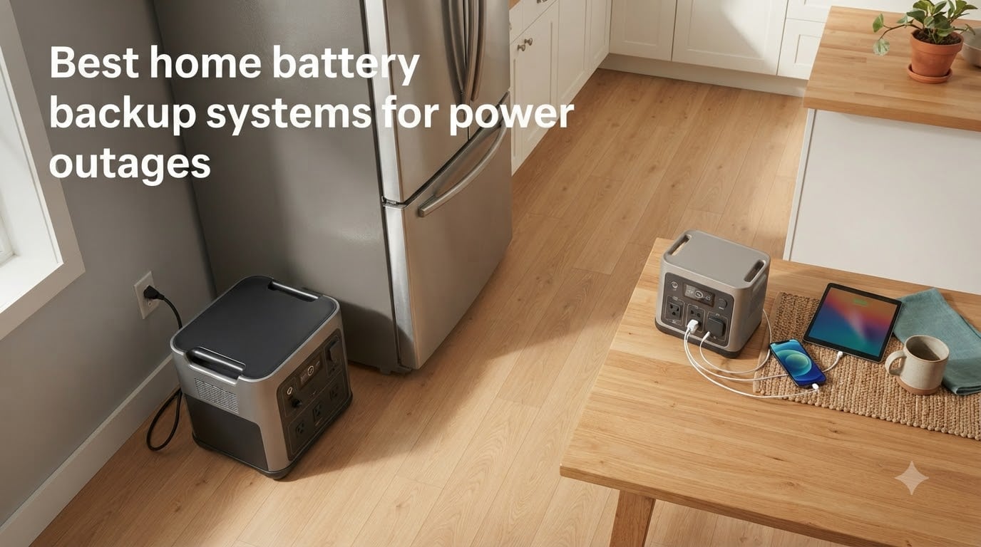 Best home battery backup systems for power outages
