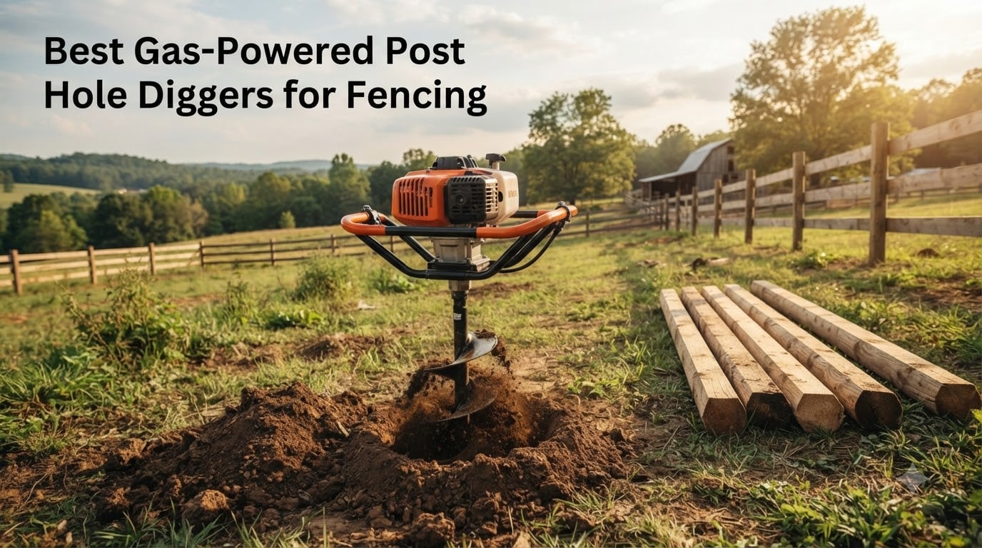 Best Gas-Powered Post Hole Diggers for Fencing