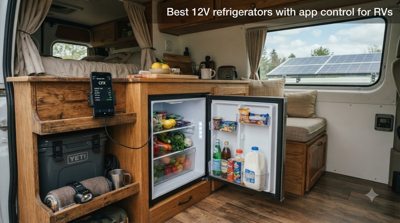 Best 12V refrigerators with app control for RVs