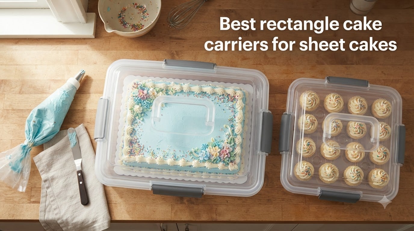Best rectangle cake carriers for sheet cakes