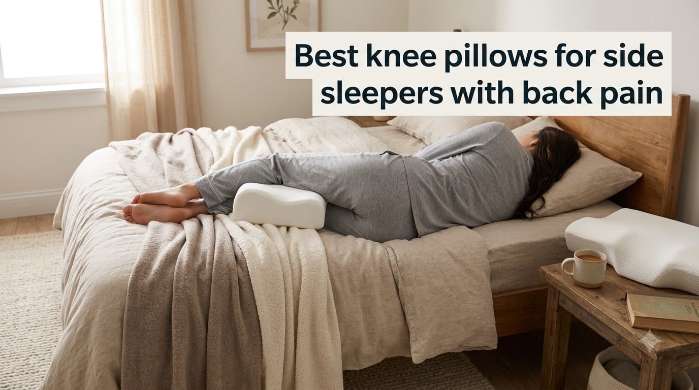 Best knee pillows for side sleepers with back pain