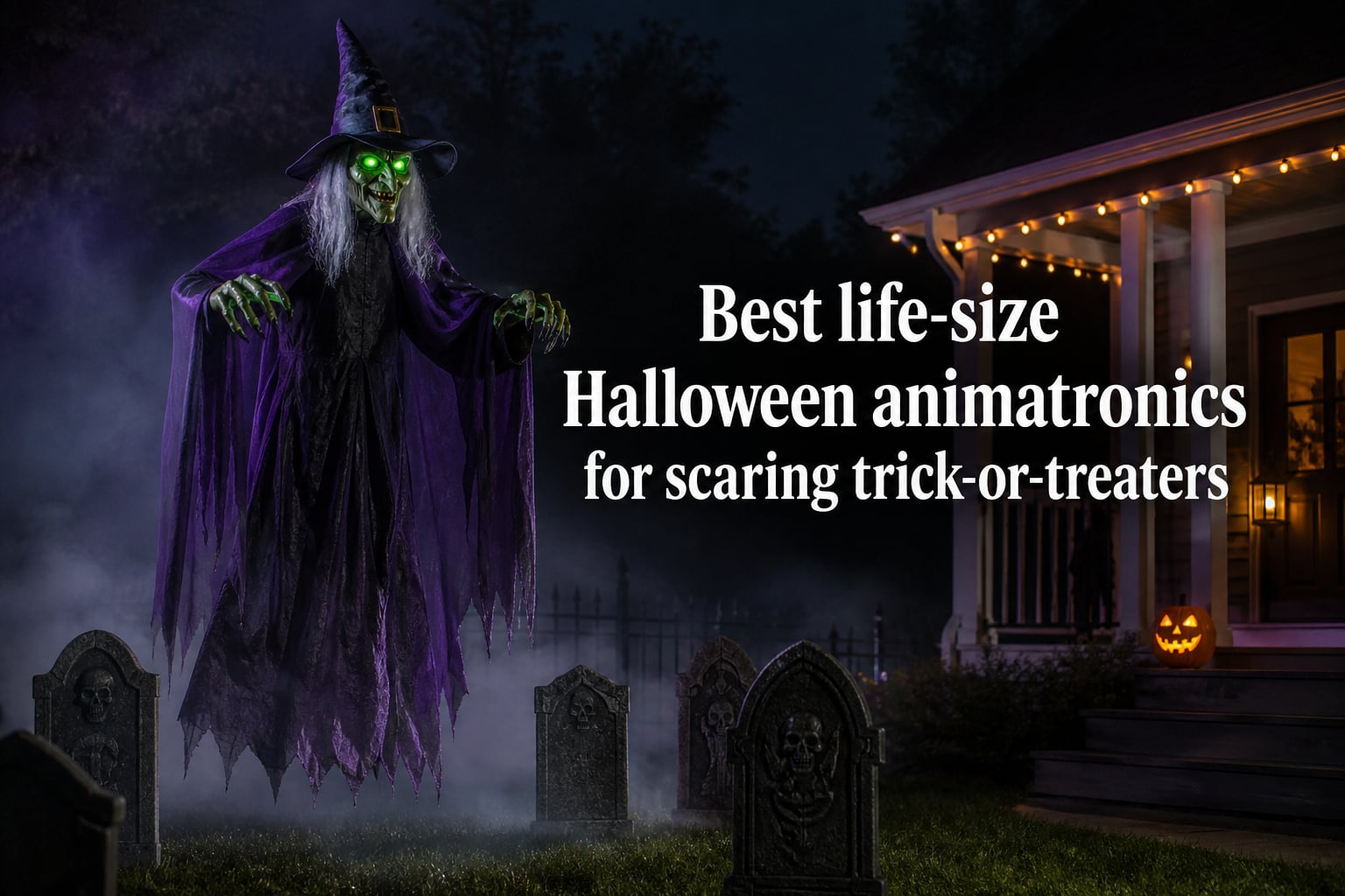 Best life-size Halloween animatronics for scaring trick-or-treaters