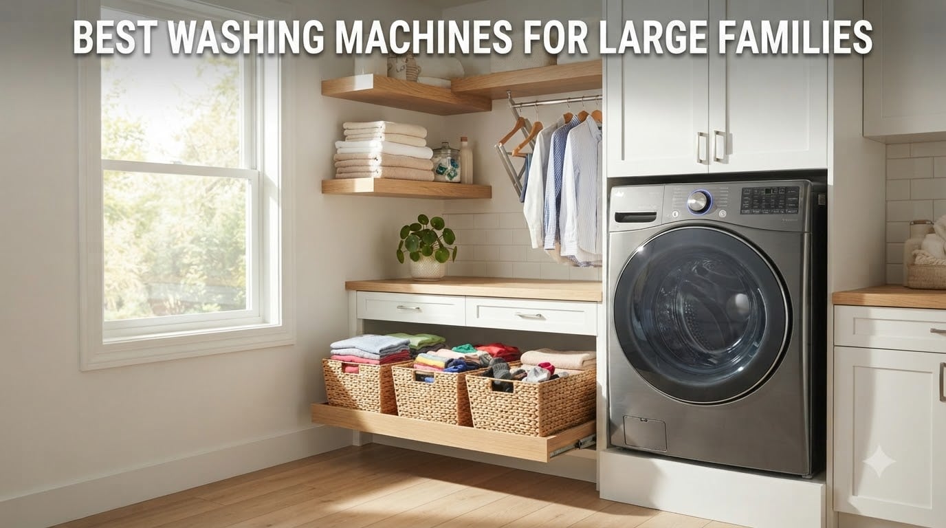 best washing machines for large families