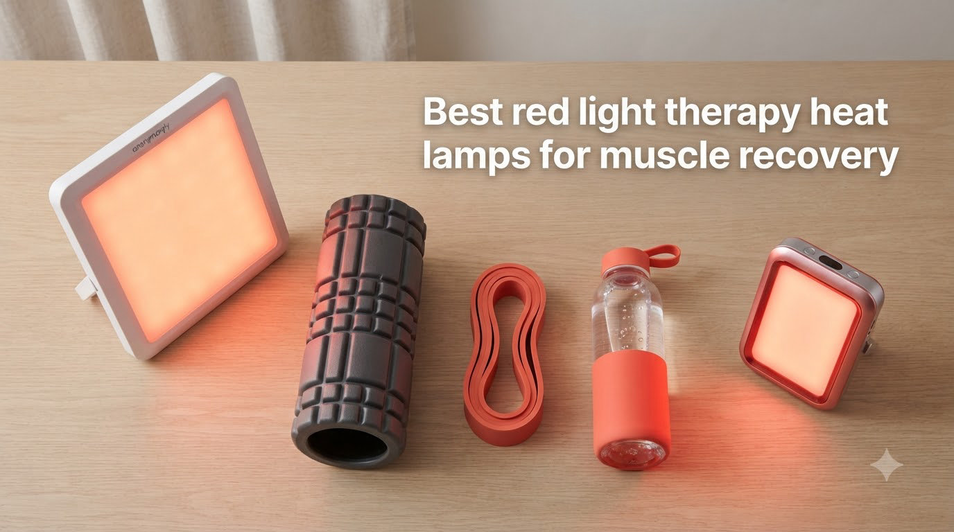 Best red light therapy heat lamps for muscle recovery