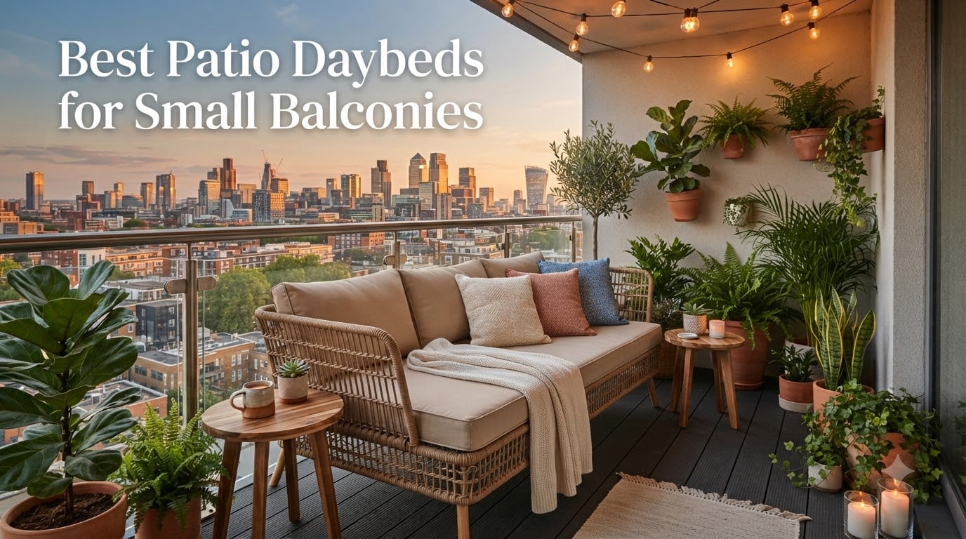 Best Patio Daybeds for Small Balconies