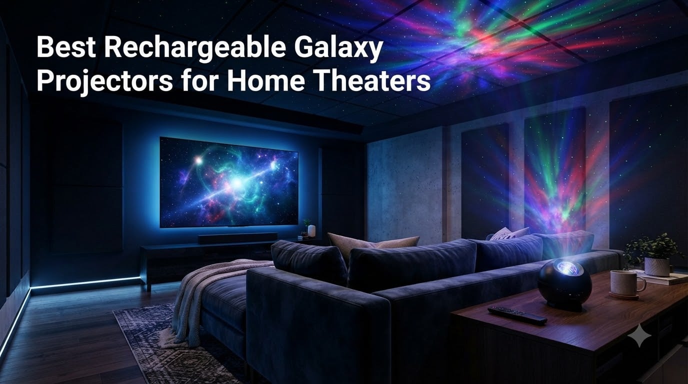 Best Rechargeable Galaxy Projectors for Home Theaters