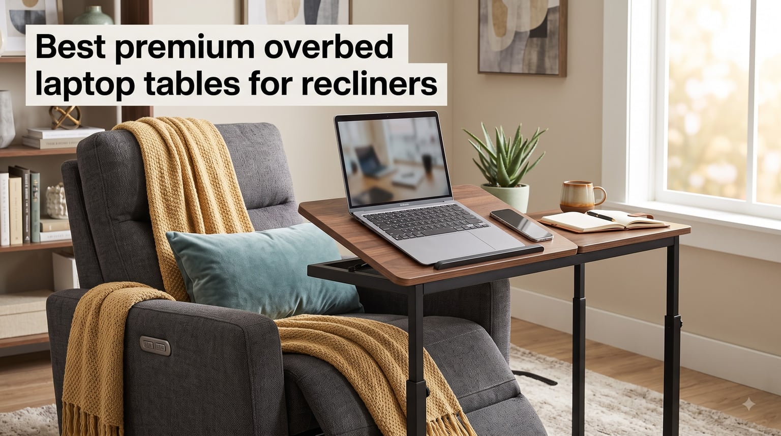 Best premium overbed laptop tables for recliners