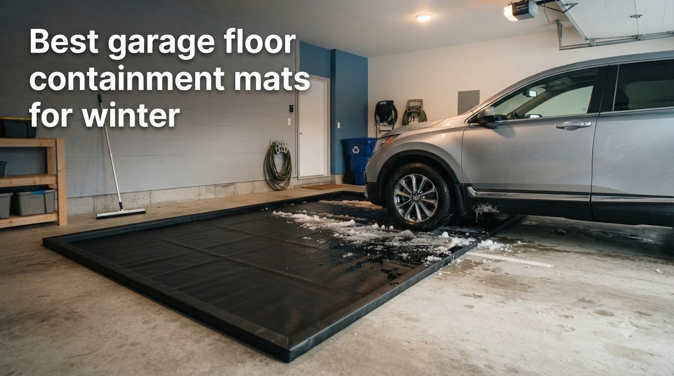 Best garage floor containment mats for winter