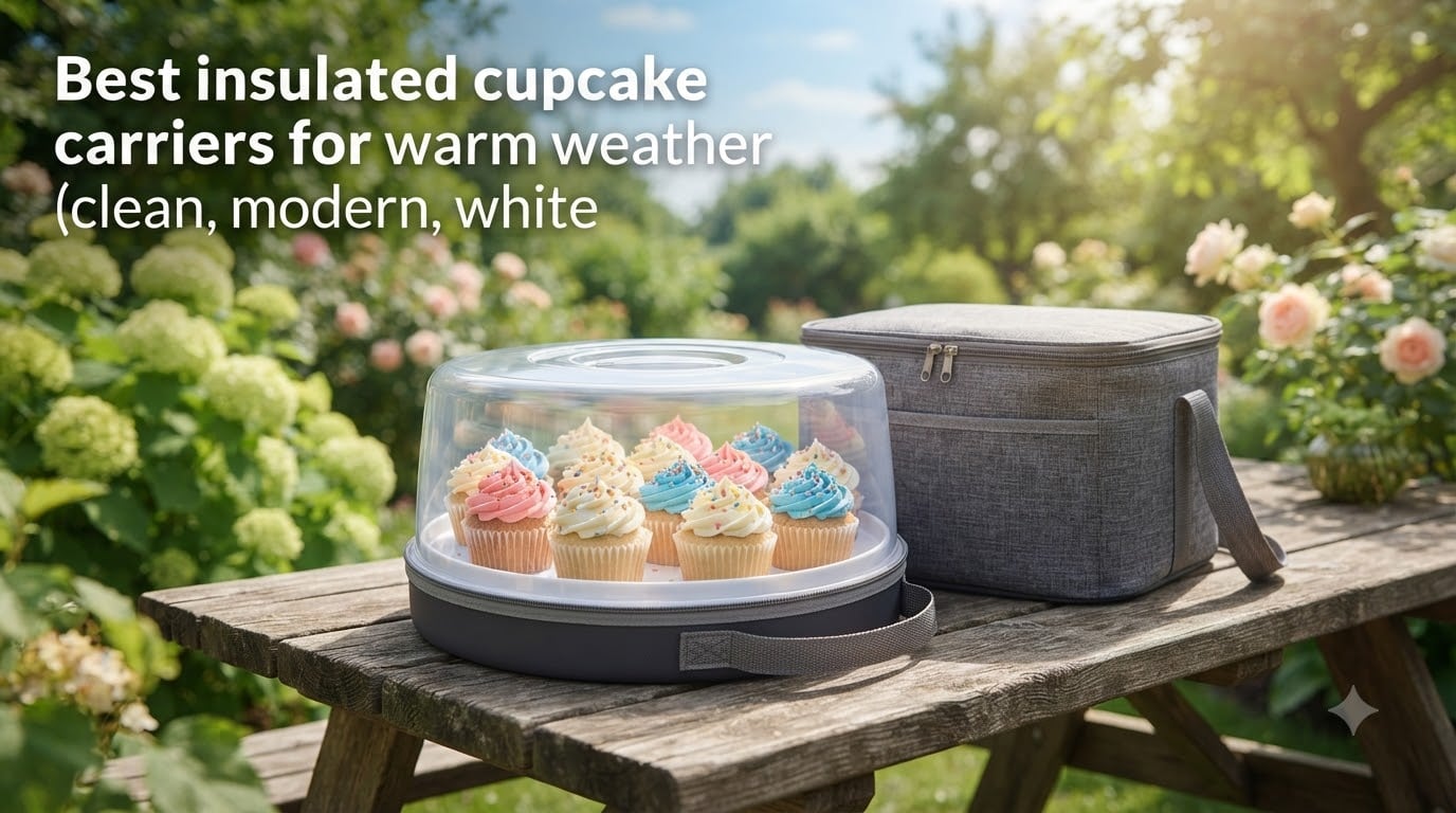 Best insulated cupcake carriers for warm weather