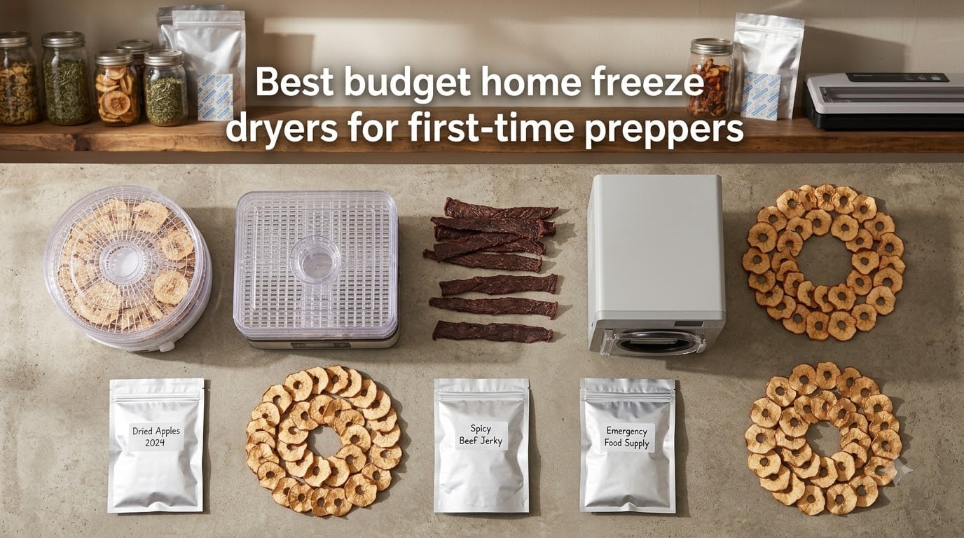 Best budget home freeze dryers for first-time preppers